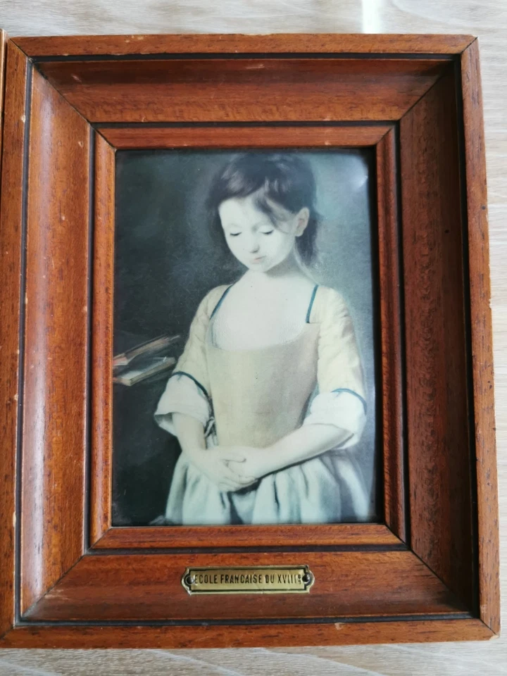2 Anciens petits tableaux Emaux Procédé HELCA Martelé : - Photo 3/4