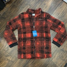 Columbia Rugged Ridge II Sherpa Buffalo Plaid Youth XL Cozy NWT