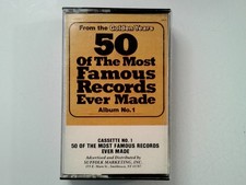50 Of The Most Famous Records Ever Made Cassette 1986 Suffolk Tape 1