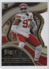 2023 Panini Select Club Level Silver Prizm Die-Cut Felix Anudike-Uzomah 0ly5
