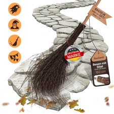 Reisigbesen mit Stiel 160cm Reiser Hexen Besen Weiden Birken Kehr Fege Besen