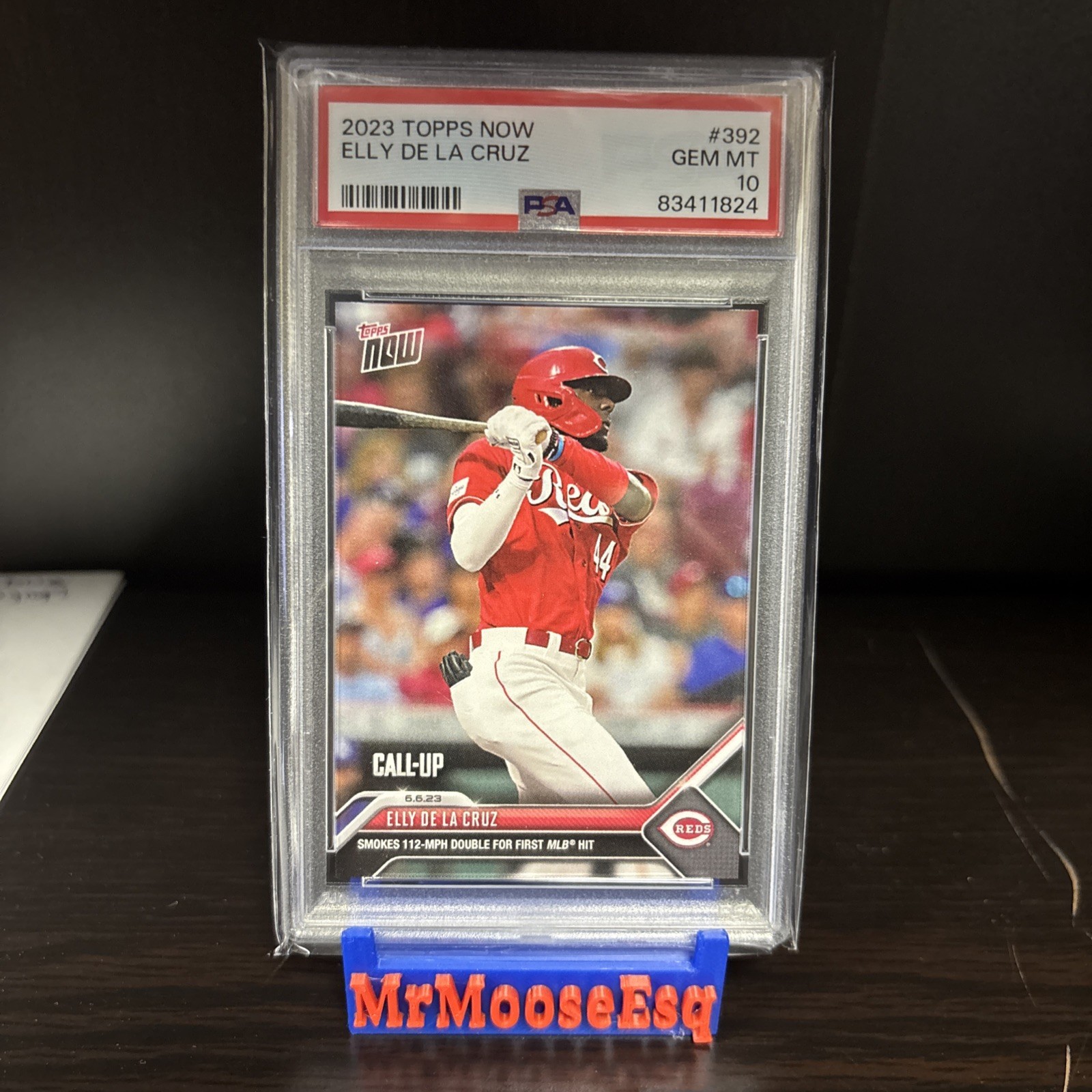 2023 Topps Now #392 Elly De La Cruz RC Rookie PSA 10 - 1st Topps Now Card! view 2