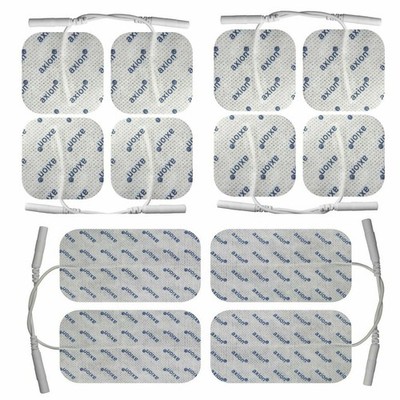 TENS Elektroden Pads selbstklebend für Reizstrom Gerät 2mm-12er Set 10x5cm 5x5cm