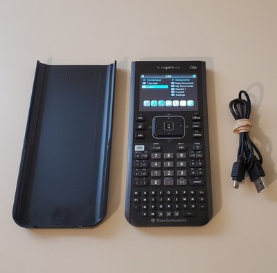 Texas Instruments Ti-nspire CX CAS Graphing Calculator w/ USB Cable & Cover