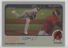 2022 Topps Heritage High Number Chrome Refractor 653/673 Dinelson Lamet #718 2f9