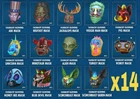 x14 Glowing Fasnacht Mask Bundle (XBOX)