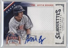 2015 Panini Stars and Stripes Jerseys Signatures 24/99 Austin Bergner Auto w5b