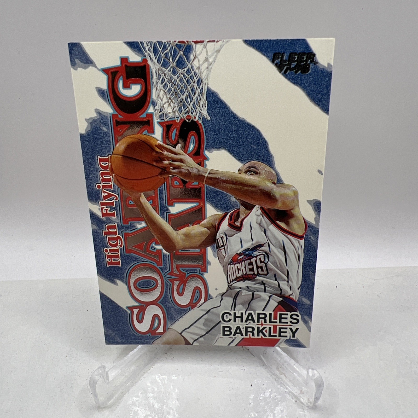 1997-98 Fleer High Flying Soaring Stars Charles Barkley #3HFSS HOF