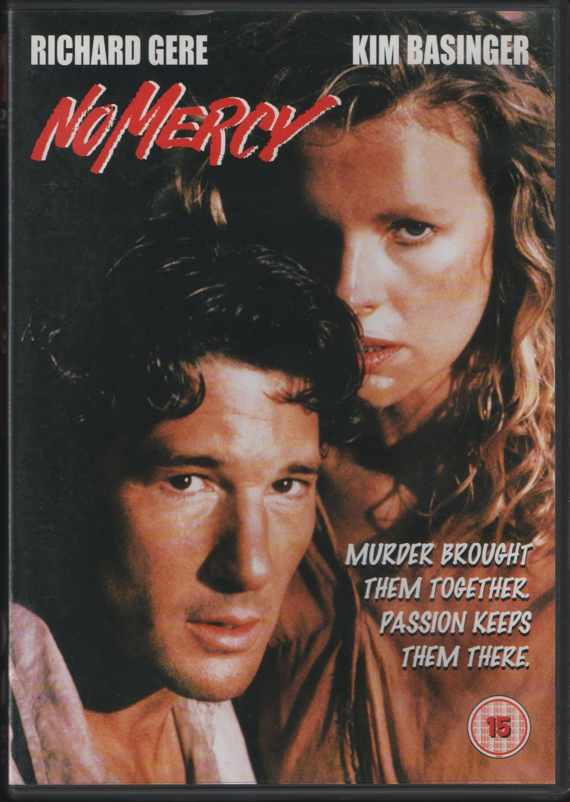 No Mercy (1986) (DVD 2008) 80s noir action thriller Richard Gere Kim Basinger