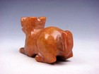 Old Nephrite Jade Stone Carved Sculpture Seated FOO DOG LION #01242201 — photo 4