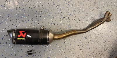 2024 13-25 KAWASAKI NINJA ZX6R ZX636 ZX 636 AKRAPOVIC MUFFLER AND