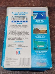 Vintage Video Game Nintendo NES 1989 California Games by EPYX with box