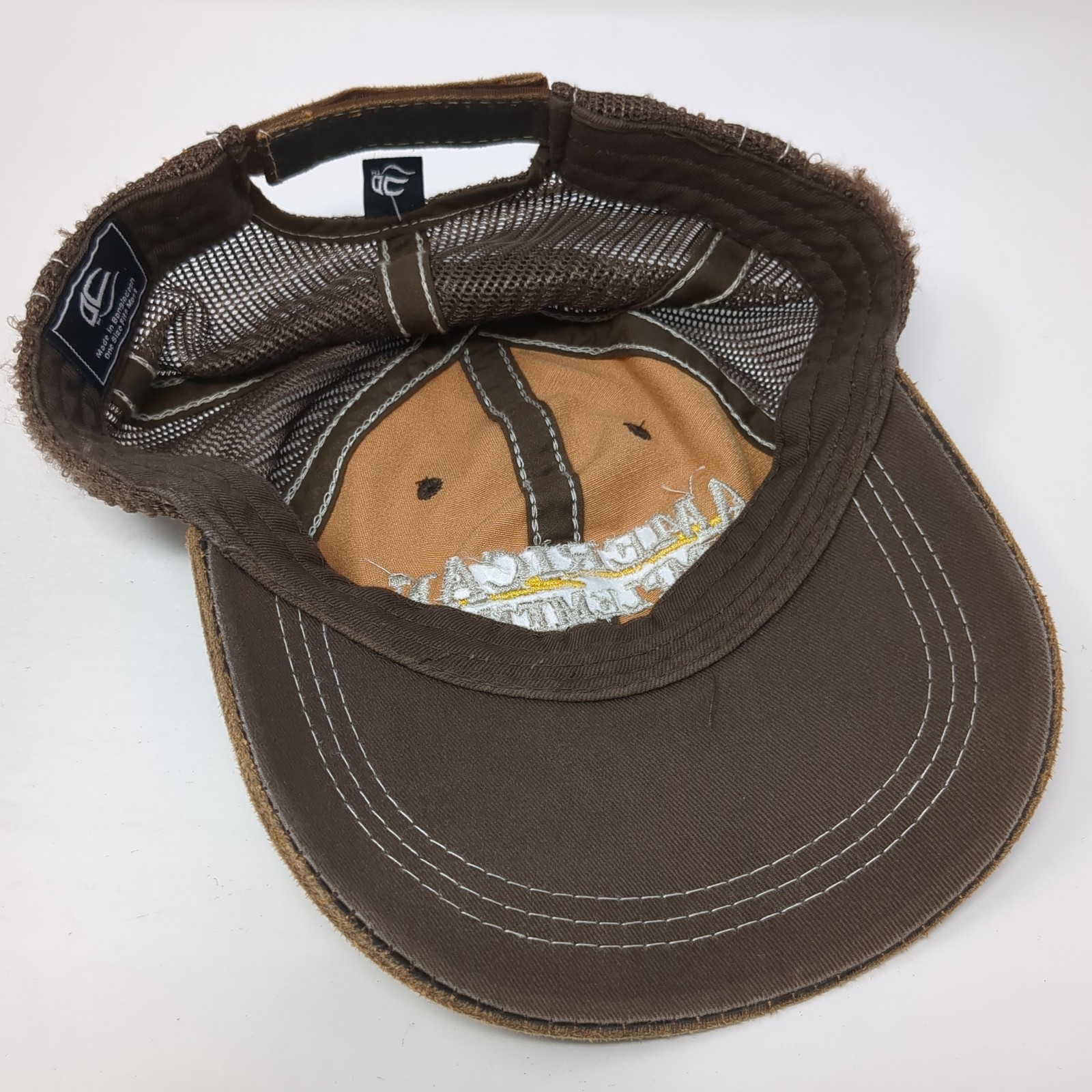 American Implement Strapback Trucker Hat Brown On… - image 7