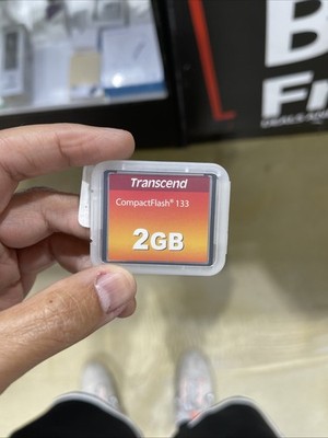 Transcend CF 2GB 133x Compact Flash 2 GB Memory for Nikon, Canon SLR Cameras 