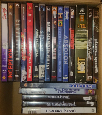 22 DVD Paket Sammlung Sci Fi (Inception, Red Planet, Transformers 1-3, Absolon)