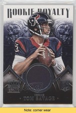 2014 Panini Crown Royale Rookie Royalty Materials /499 Tom Savage #RR31 READ 0af