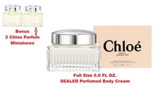 Chloe Perfumed Body Cream 5.0 OZ Sealed Box with Bonus 2 X 0.17 OZ Chloe Perfume