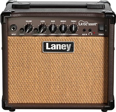 Laney Acoustic Guitar Amplifier  Brown (LA15C) From Japan