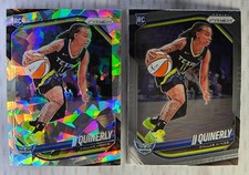 2025 WNBA Prizm - Lot of 2 - JJ Quinerly - Ice & Base Prizms #95 (RC)