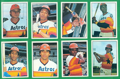 1976 SSPC HOUSTON ASTROS TEAM SET  NM/MT  CRUZ  WATSON  CABELL  CEDENO