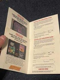 Nintendo Power Magazine NES Yellow Insert Castlevania II Super Mario Bros