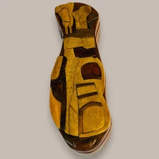 Golf Bag Puzzle Box Wood with Secret Compartment 7.25"