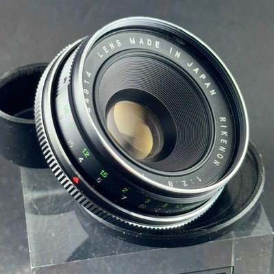 ultra rare RIKENON 55mm F2.8 LENS bokeh portrait 35mm film camera UNKNOWN MOUNT