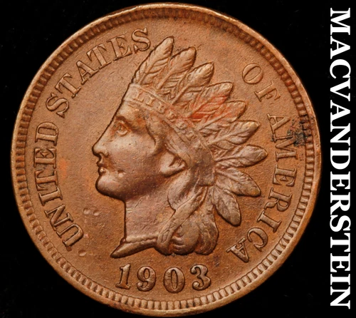 1903 Indian Head Cent- Extra Fine+ Better Date No Reserve #i1909