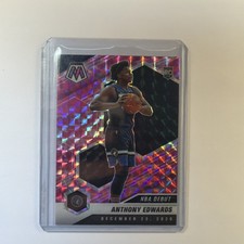 2020-21 Mosaic Anthony Edwards NBA Debut Pink Camo Prizm Rookie RC #261