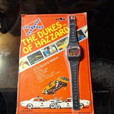 The Dukes Of Hazzard 1981 SEALED Unisonic LCD QUARTZ WATCH