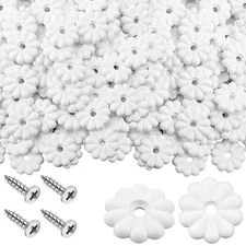 30 Pack Rosette Washers with Screws Mobile Home/RV Ceiling Rosette Buttons Di
