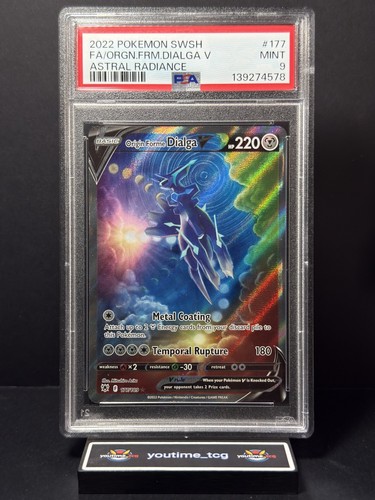 Origin Forme Dialga V graded PSA 9 for sale on eBay