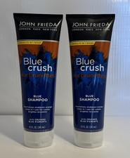 LOT OF 2 John Frieda Blue Crush for Brunettes Blue Shampoo 8.3 oz / 245ml Each