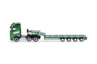 Herpa - Volvo Fh Gl Xl 6X4 Mit 4-Achs-Pritsche Kubler - 1/87 - HER319492