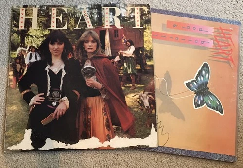 Lot of (2) HEART, LP records: Dog & Butterfly / Little Queen - VG+