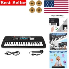 Educational 37-Key Kids Piano with Microphone Inspiring Creativity in Ages 3-6