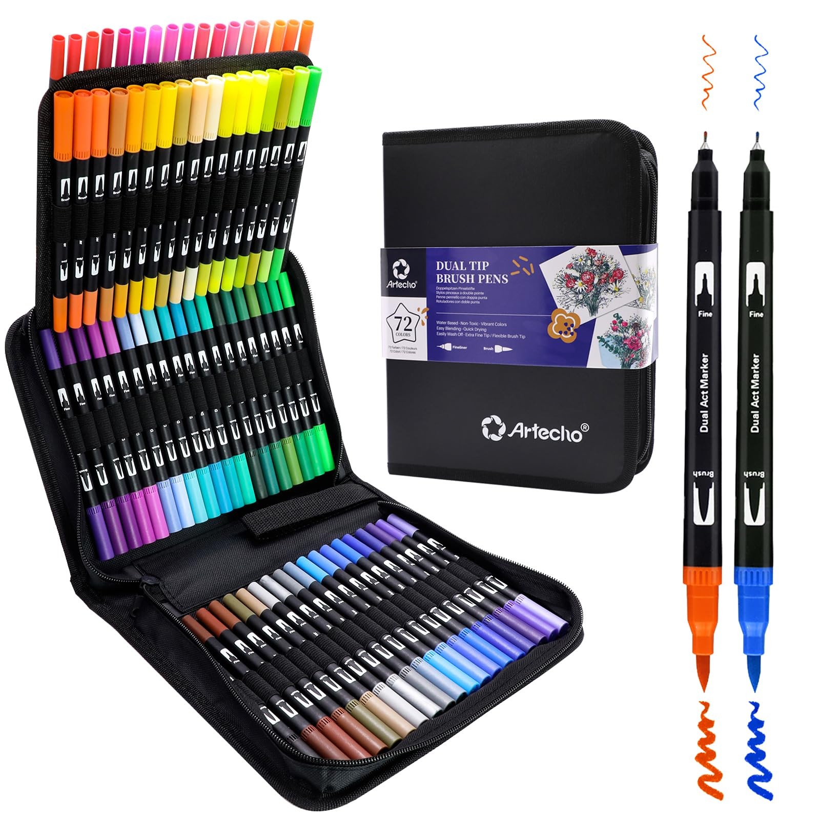 For Adult Coloring Books, Dual Tip Markers For Scho...