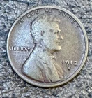1912 S Lincoln Wheat Small Cent Circulated Bronze BN San Francisco US Coin