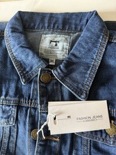 blue jean jacket See Size Note NEW Shipping Included