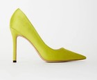 High Heel Pointed Toe 4.6in Stiletto Pumps Yellow-Green US 11 (188) — photo 7