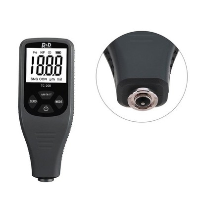 TC200 Digital Car Paint Film Coating Thickness Gauge Tester Measuring FE/NFE