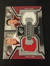 2005-06 SPx Winning Combos /350 Brett Hull Shane Doan #WC-HD HOF