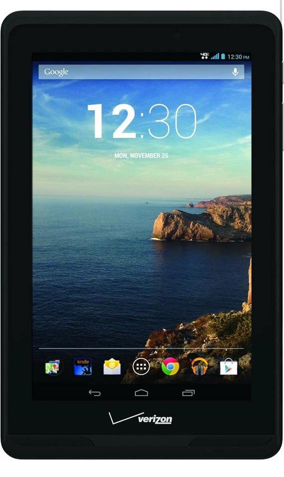 Verizon QMV7A Ellipsis 7 4G LTE Tablet  7"  8GB Verizon Tablet Black - Excellent - Image 2 of 4