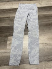 Lululemon Athletica Wunder Under High-Rise Tights in Gray and White Camo Size 4