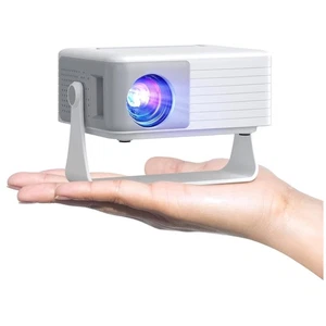 Projecteur de théâtre à domicile portable, WiFi, Bluetooth, plein HD