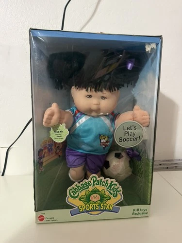 Cabbage Patch Kids Sport Stars Minette Vivien Soccer Doll WITH OUT BOX (NO BOX)