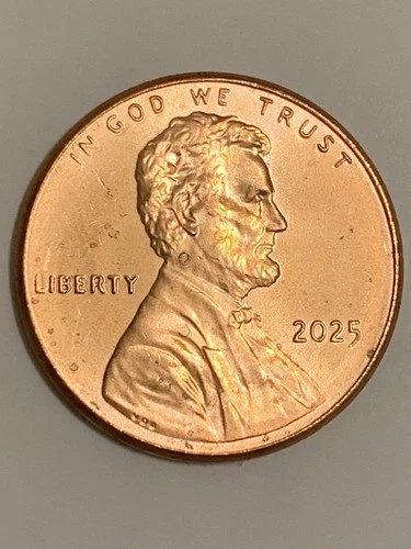 2025-P Lincoln Shield Cent — photo from the most recent tracked eBay sale
