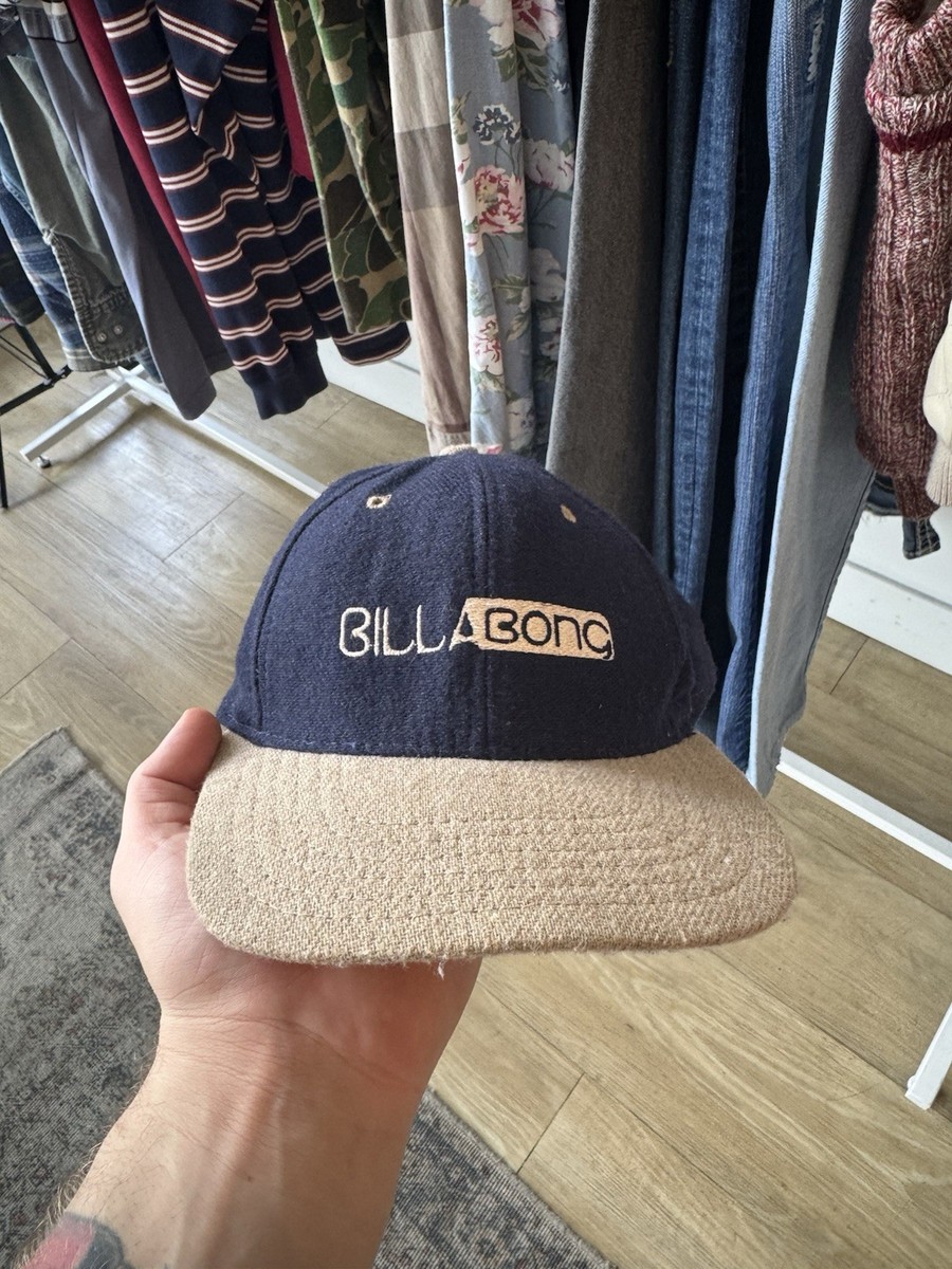 Vintage Billabong SnapBack Hat Made In The USA  90s Surf Skateboard