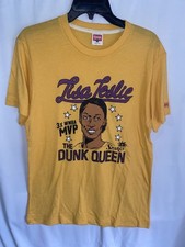 Homage Lisa Leslie The Dunk Queen Los Angeles Sparks WNBA T Shirt Medium NWOT