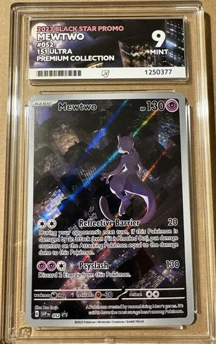 Pokémon TCG Mewtwo #052 151 Ultra Premium Collection Black Star Promo ACE 9 Mint
